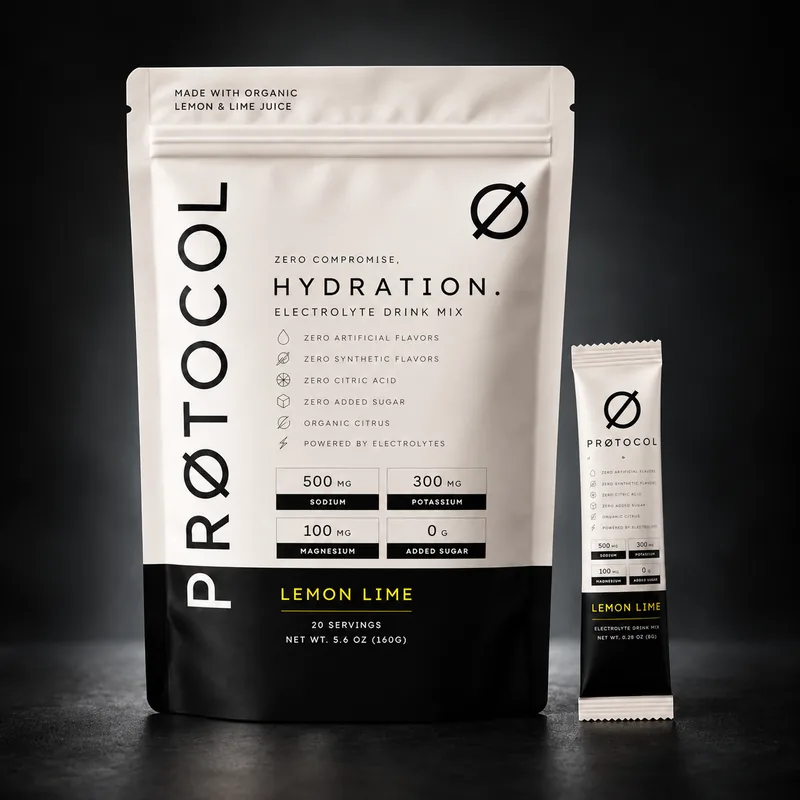 PRØTOCOL Lemon Lime 20-stick bag and stick pack